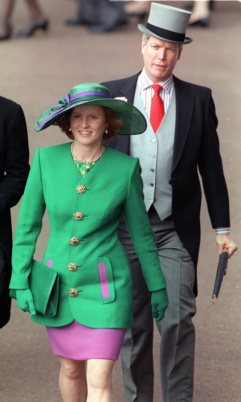 Sarah, Duchess of York wore clashing colours in 1991