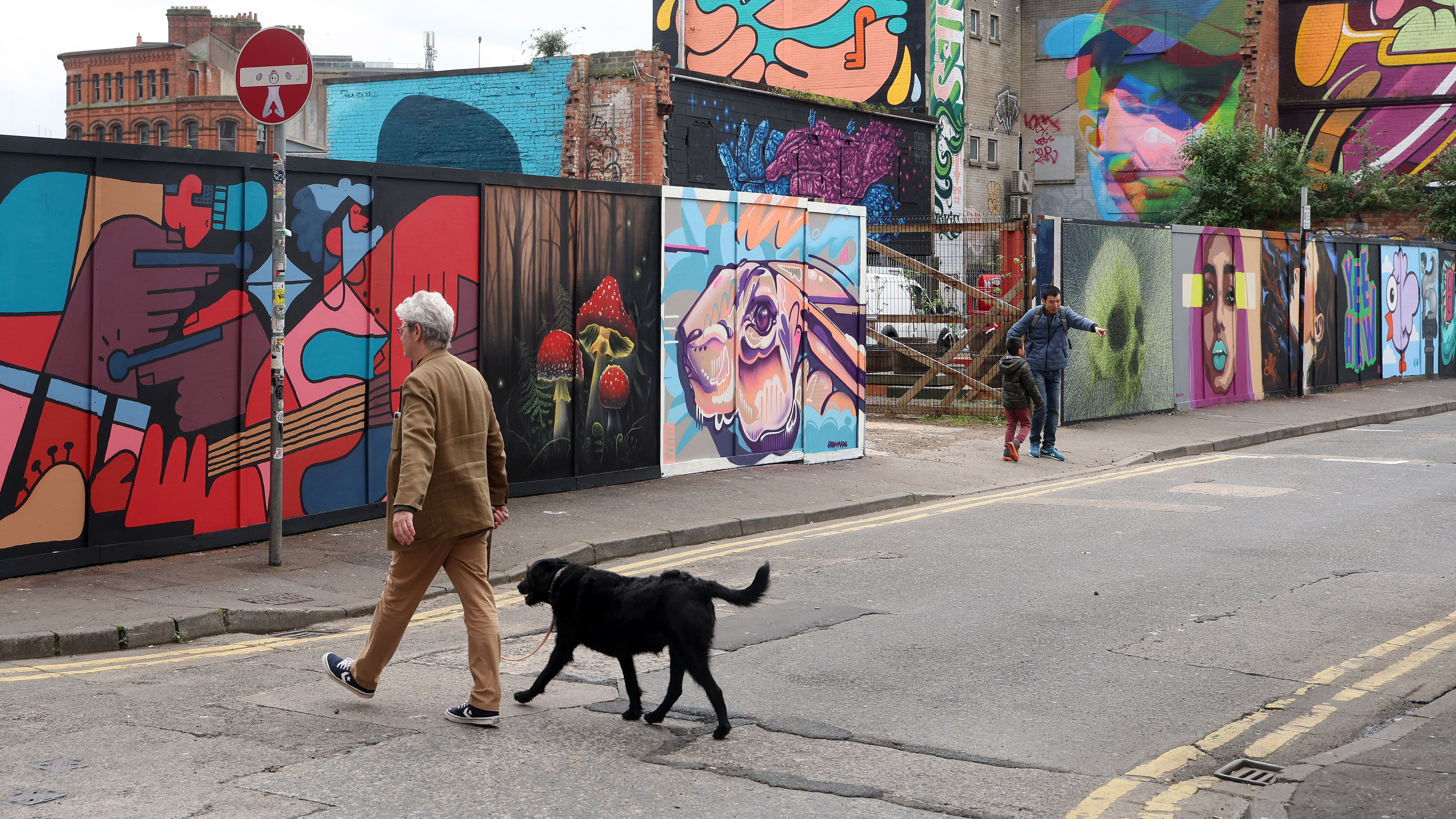 The Hit the North murals in Belfast as the city was named 19thin the world’s street art hotspots. PICTURE: MAL MCCANN