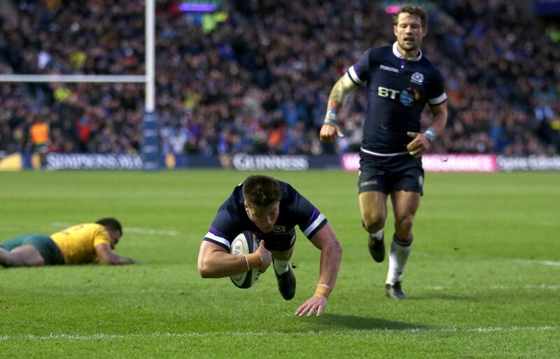 Huw Jones has enjoyed success against Australia before