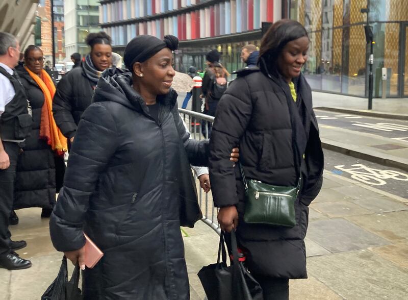 Tracey-Ann Henry (right) – the aunt of Samantha Drummonds, sister of Tanysha Ofori-Akuffo, 45, and daughter of Dolet Hill – gave a victim impact statement