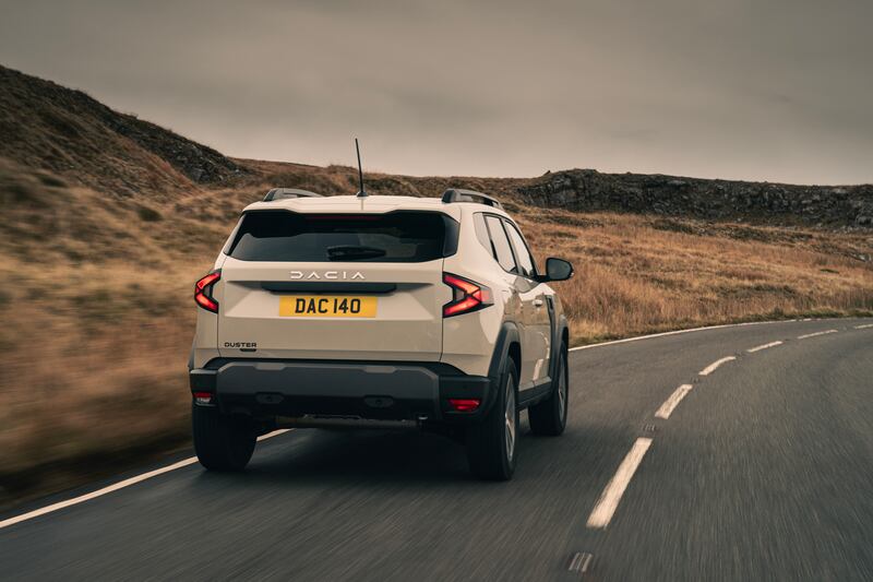 The sharp rear lights give the Duster a more futuristic appearance