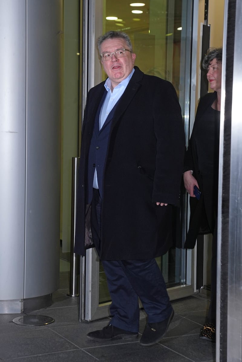 Lord Tom Watson attended the first day of the hearing on Tuesday