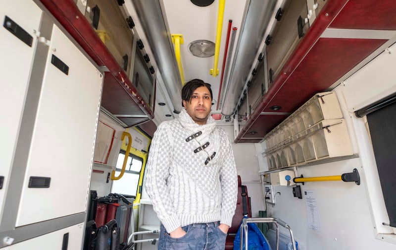 Umran Ali Javaid wants to buy more ambulances to send to areas of world in need