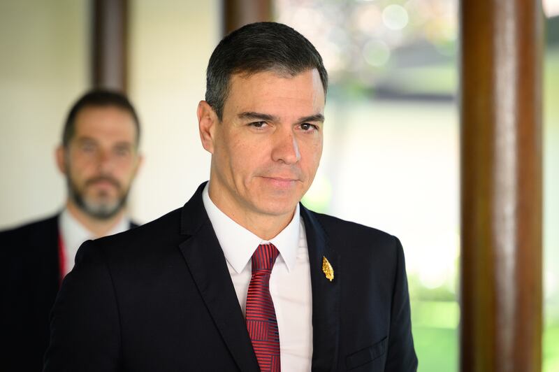 Prime Minister Pedro Sanchez of Spain joined the call for an urgent review of whether Israel is complying with its human rights obligations