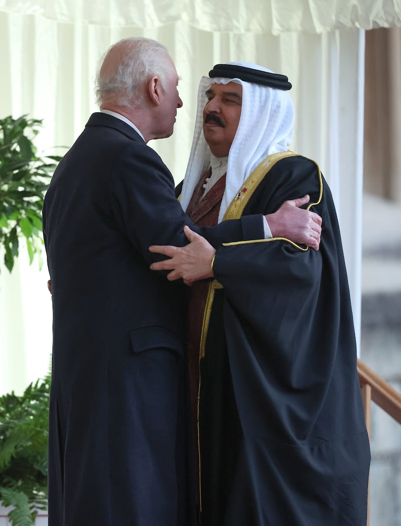 King Hamad visited St George’s Chapel at the castle