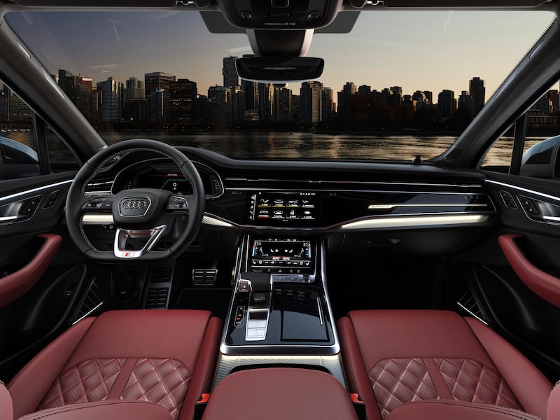 Interior changes are fairly minimal as part of this update. (Audi)