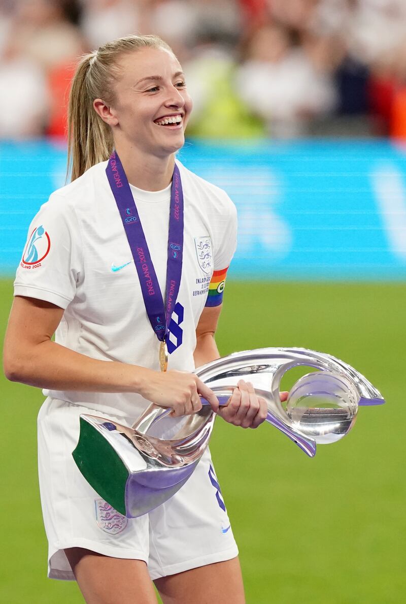 Leah Williamson captained the Lionesses to glory in Euro 2022