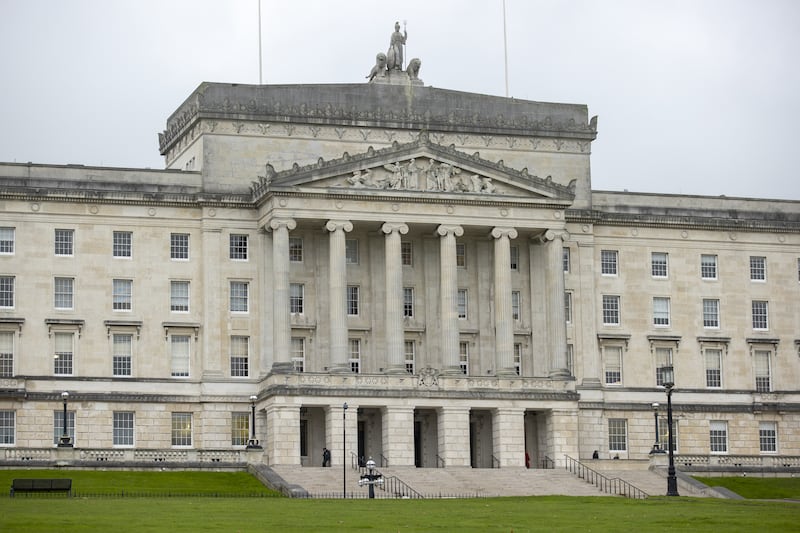 Parliament Buildings at Stormont Estate, in Northern Ireland