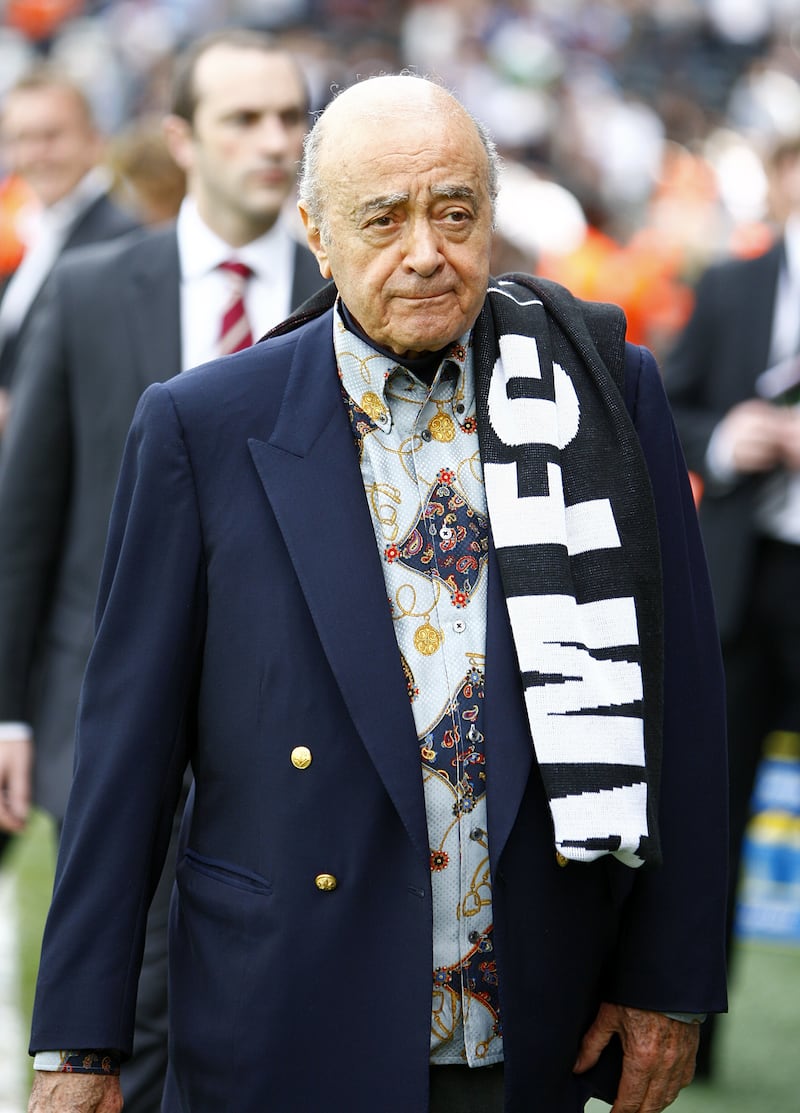 Mohamed Al Fayed owned Fulham between 1997 and 2013