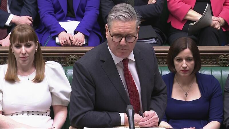 Prime Minister Sir Keir Starmer speaking during Prime Minister’s Questions (House of Commons/UK Parliament)