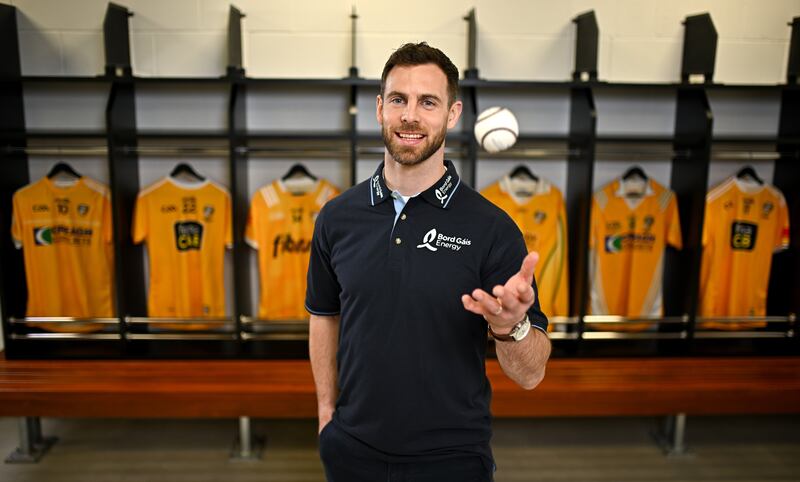 at the launch of the Bord Gáis Energy GAA Legends Tour Series of Croke Park for 2024 is Antrim hurling legend Neil MacManus. After over a decade of partnership the Bord Gáis Energy Legends Tour Series of Croke Park returns once again for 2024 and includes a star-studded line up of Gaelic Games players. For a full schedule of the Bord Gáis Energy GAA Legends Tour Series of Croke Park and details of how to book a place on a tour, visit crokepark.ie/legends. Booking is essential as the tours sell out quickly. Photo by Sam Barnes/Sportsfile