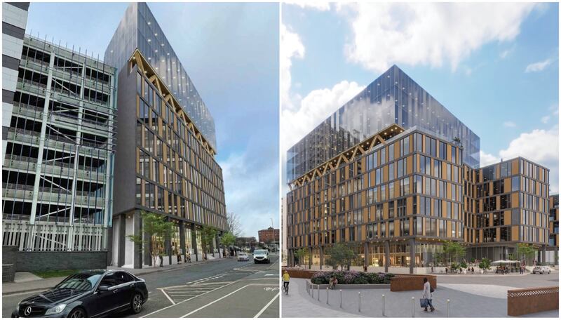 An artist’s impression of the City Quays 5 development on Donegall Quay.