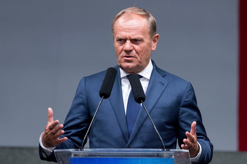 Poland’s Prime Minister Donald Tusk (Wojciech Strozyk/AP)