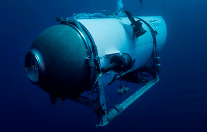 The Titan submersible imploded (OceanGate Expeditions via AP)