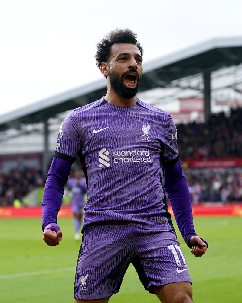 Mohamed Salah scored and made an assist on his return to the Liverpool team against Brentford