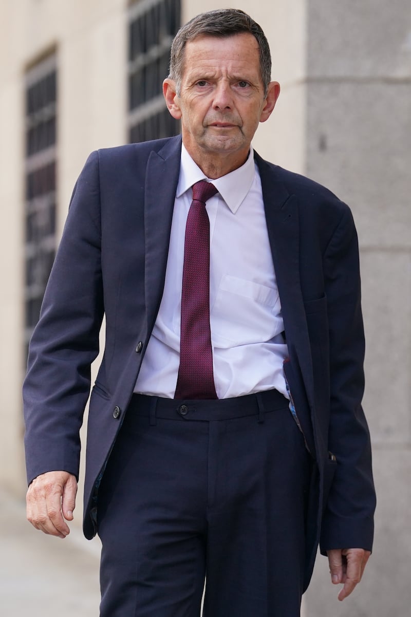 Former IOPC director Michael Lockwood, 64, arrives at the Old Bailey