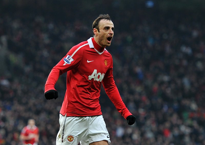 Dimitar Berbatov won the Premier League title twice while at United