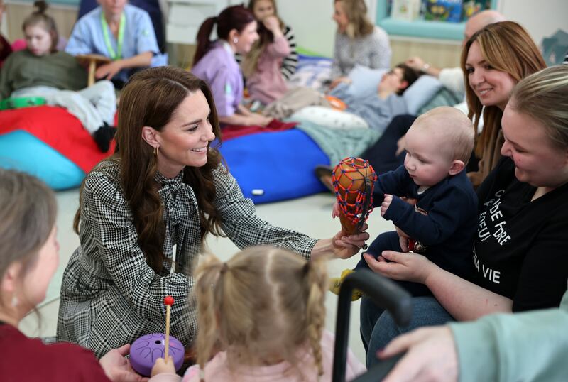 Kensington Palace has donated a number of musical instruments to the hospice to help with musical therapy sessions