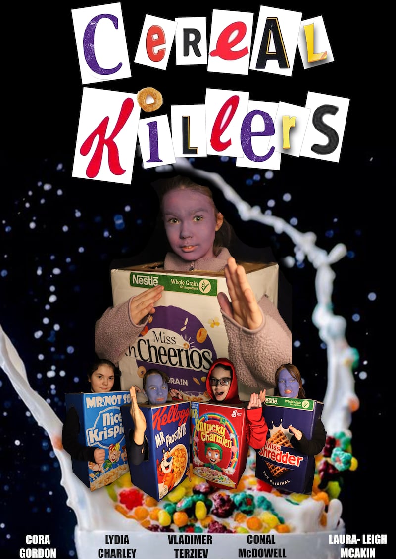 Nineteen young people from St Colmcille’s worked together on the humorous drama Cereal Killers