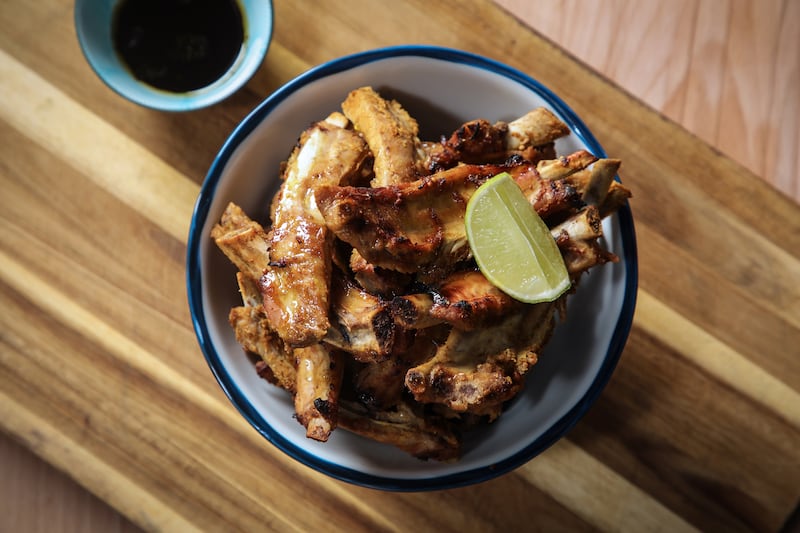 Niall McKenna's bbq chilli sticky ribs