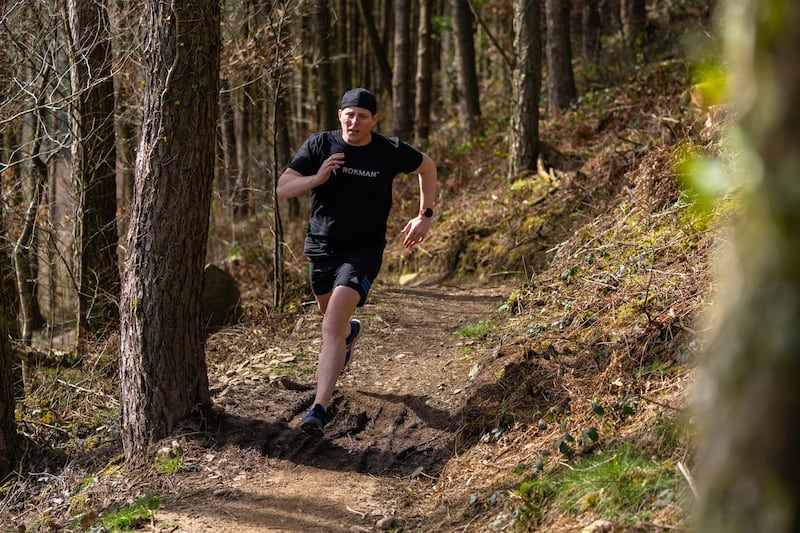 Terry Rosoman, from south Wales, is versed in endurance challenges, but said drawing the largest GPS manhood will be his biggest challenge to date (Dave James)