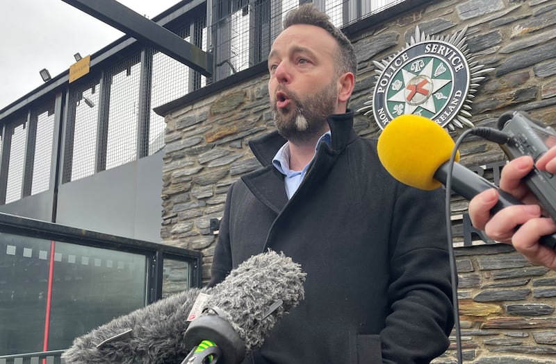 Colum Eastwood attended a PSNI station as part of an investigation into a walk with Bloody Sunday families