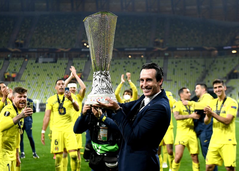 Unai Emery has won the Europa League four times