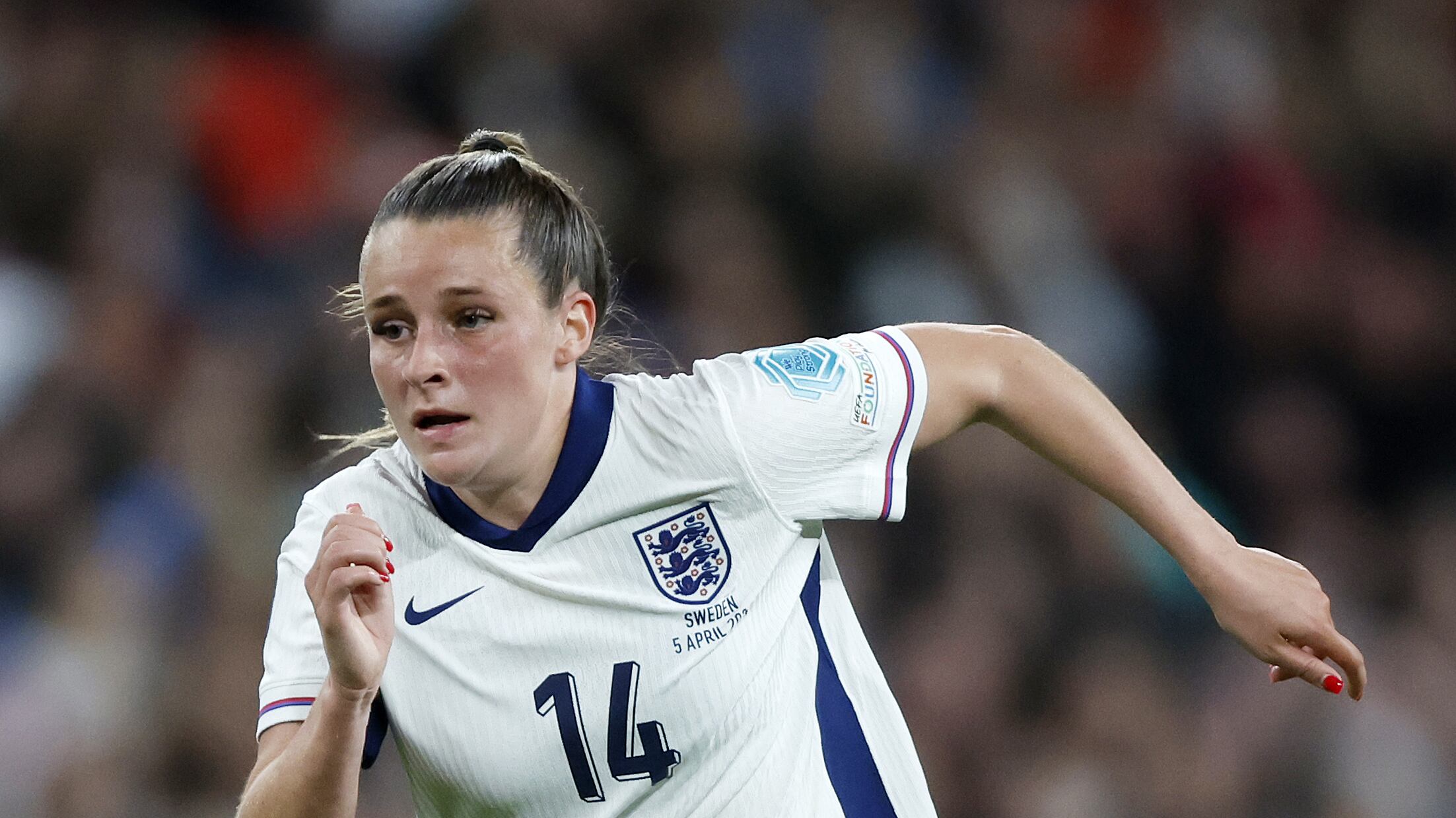 England’s Ella Toone is not panicking after a disappointing start to the Euro 2025 qualification campaign