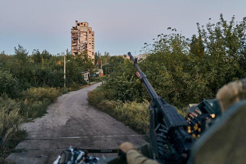 Ukrainian troops withdrew from Avdiivka (Libkos/AP)