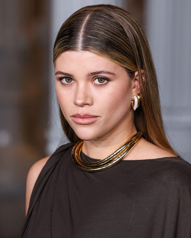 Sofia Richie Grainge uses her natural colour as a base then uses caramel highlights