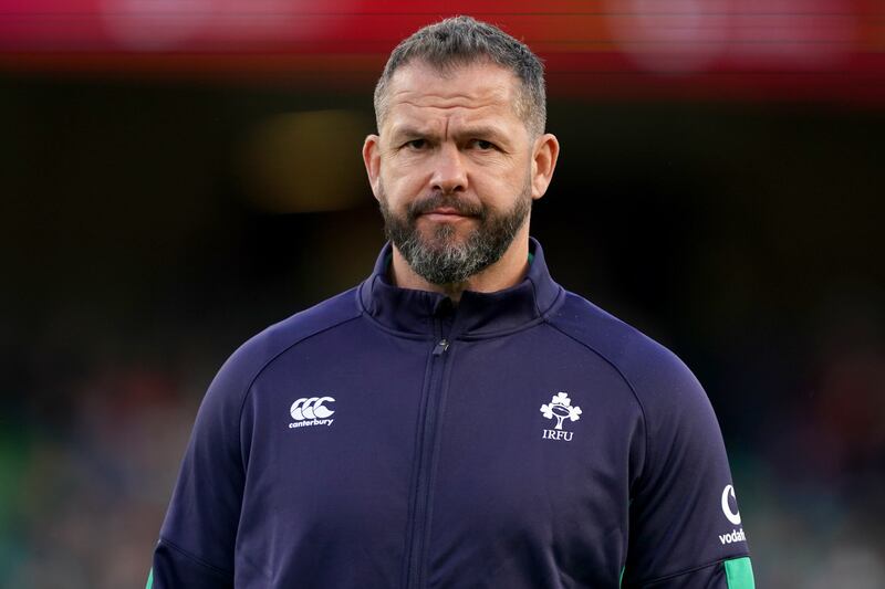 Andy Farrell celebrated another win as Ireland head coach