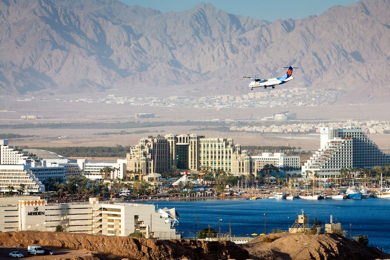 Eilat in Israel was targeted