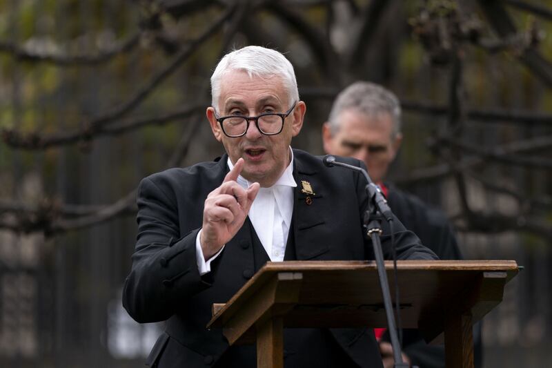 Speaker of the House of Commons, Sir Lindsay Hoyle