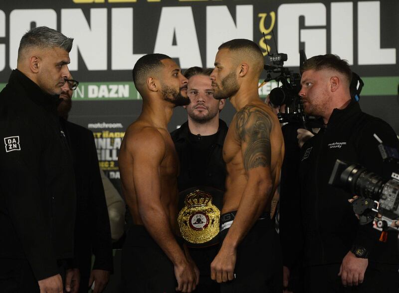 Face-off. Caoimhin Agyarko versus Troy Williamson. Picture: Mark Marlow