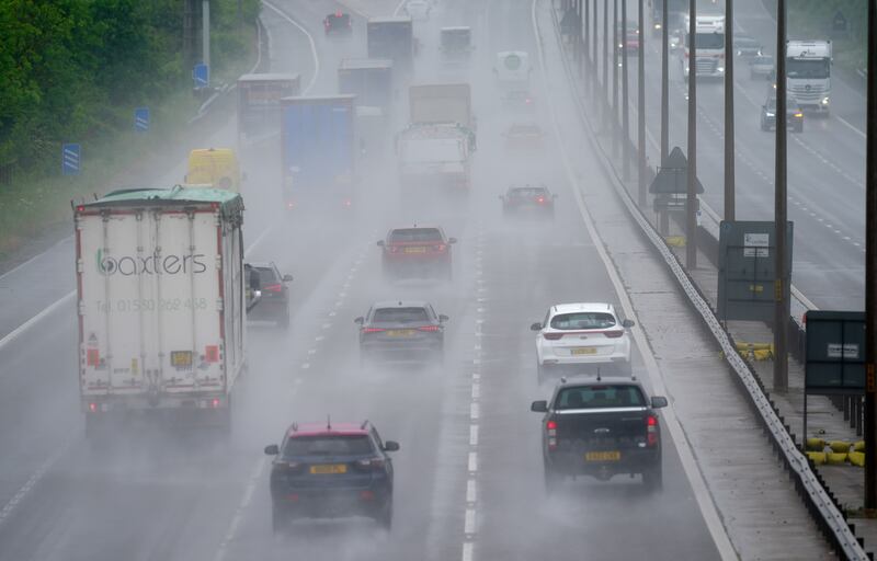 Between 20-40mm of rainfall is expected as the UK enters summertime