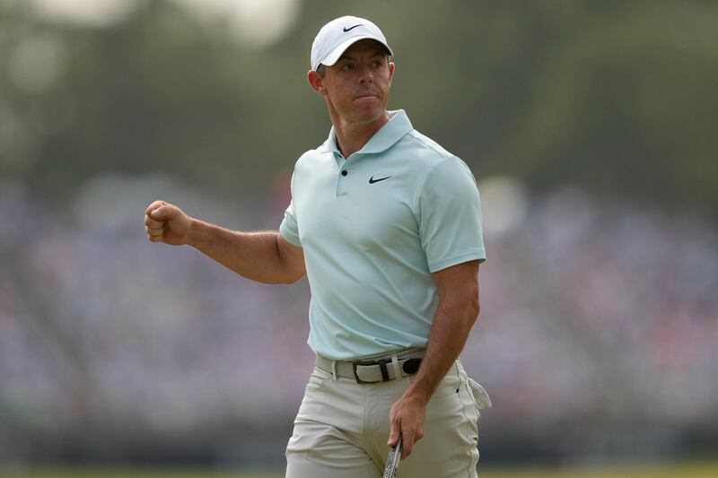 McIlroy had put himself in a superb position after a strong start to his final round at Pinehurst (Matt York/AP)