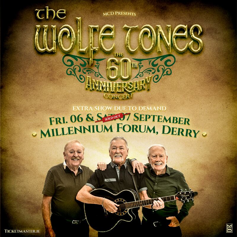 The Wolfe Tones' Derry poster