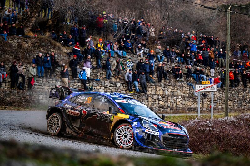 Josh McErlean made his Rally 1 debut  with M-Sport Ford in the FIA World Rally Championship in Monte Carlo at the weekend