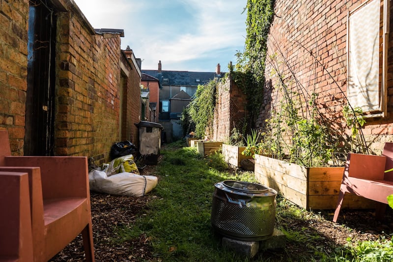 The 9ft in Common project has identified the untapped potential of Belfast's alleyways for growing spaces and green communal areas.