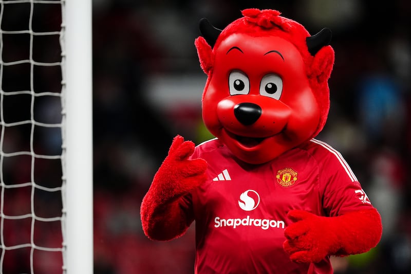 Manchester United mascot ‘Fred the Red’ enjoyed the victory