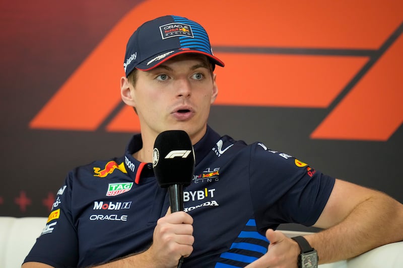 Max Verstappen stood by his criticism of George Russell (AP Photo/Darko Bandic)