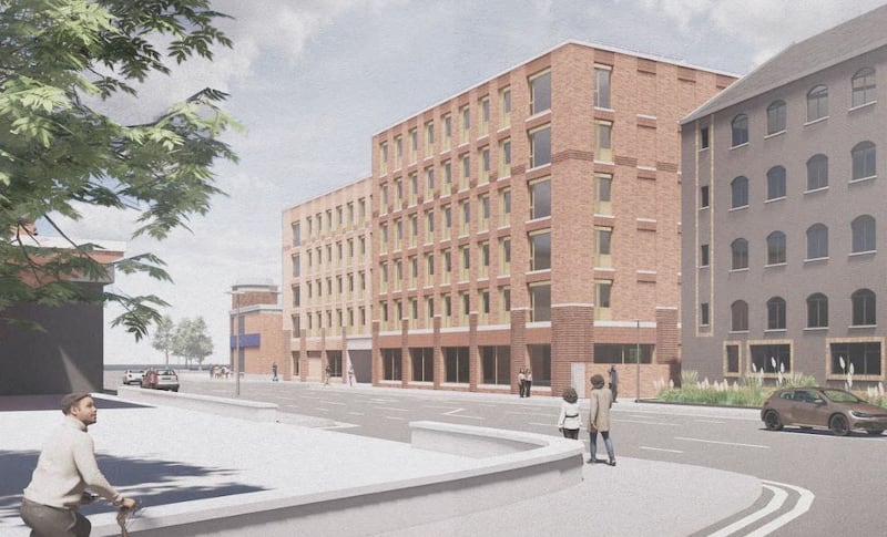 An artistic impression of the proposed Chandler Court development in Derry.