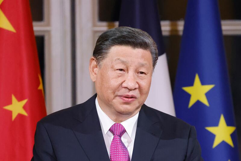 Chinese President Xi Jinping (Ludovic Marin, Pool via AP, File)