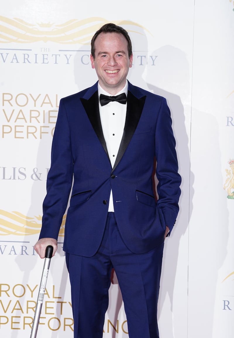 Matt Forde arrives for the Royal Variety Performance at the Royal Albert Hall