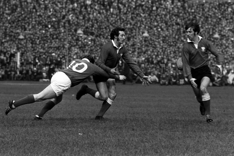 Barry John (right) won 25 caps for Wales