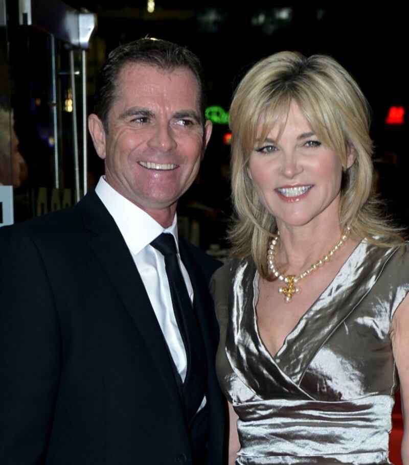 Grant Bovey and Anthea Turner (Jonathan Brady/PA)