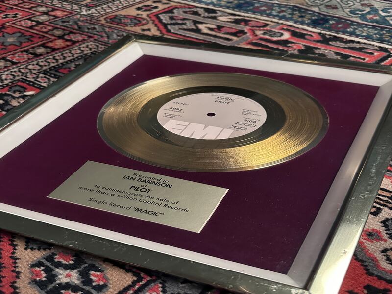 Ian Bairnson won a gold disc for playing guitar on 1970 pop band Pilot’s hit Magic. The song later featured in the Adam Sandler film Happy Gilmore