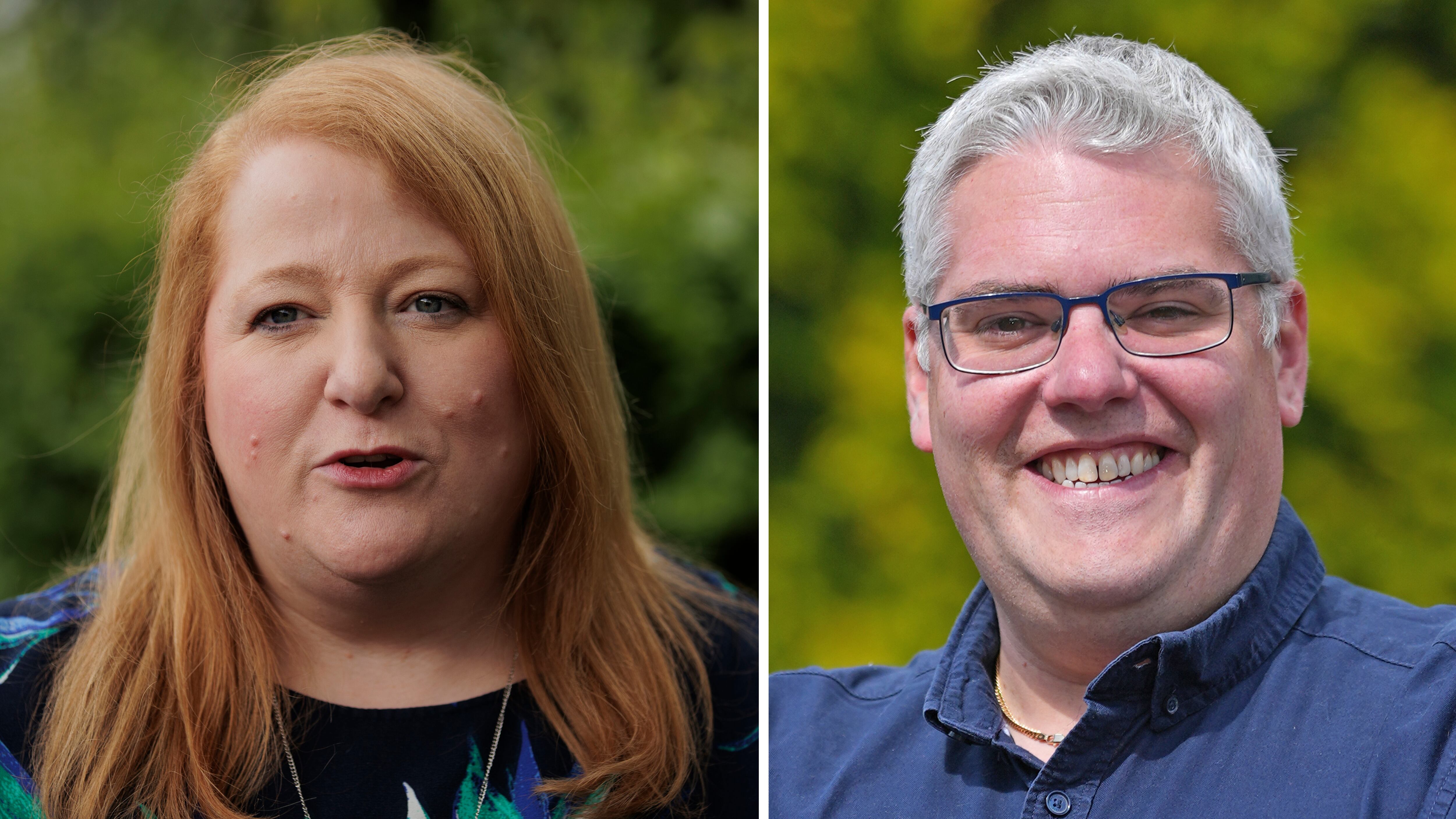 Alliance leader Naomi Long and DUP leader Gavin Robinson are both vying for the East Belfast seat in Thursday’s General Election