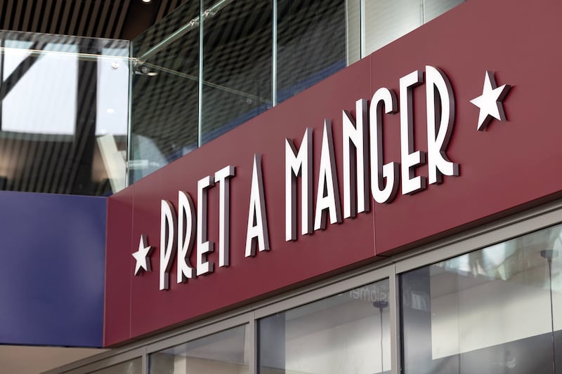 Pret A Manger store in Grand Central Station in Belfast. PICTURE: MAL MCCANN