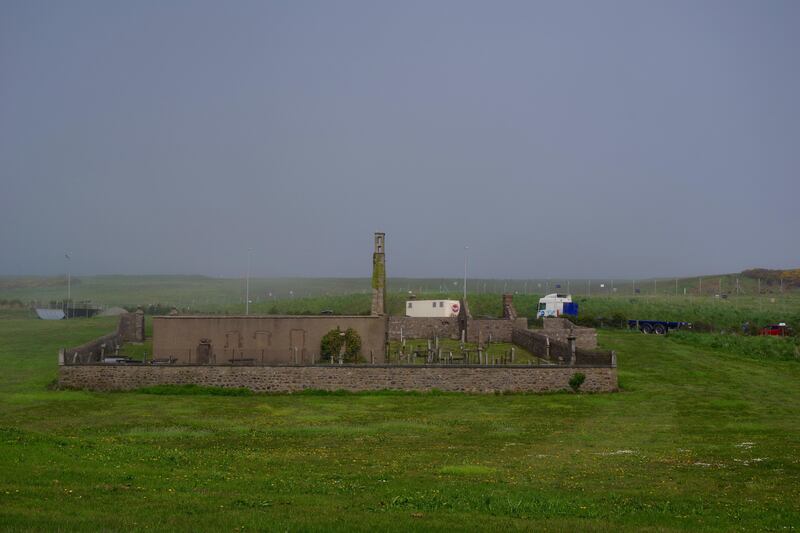 The park is set around the ruined St Fittick’s Church in the Torry area of Aberdeen